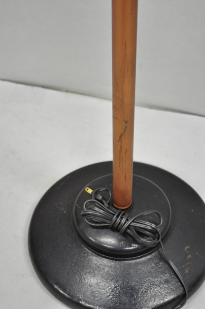 Vintage Dazor Industrial Modern Floating Tall Adjustable Metal Task Floor Lamp