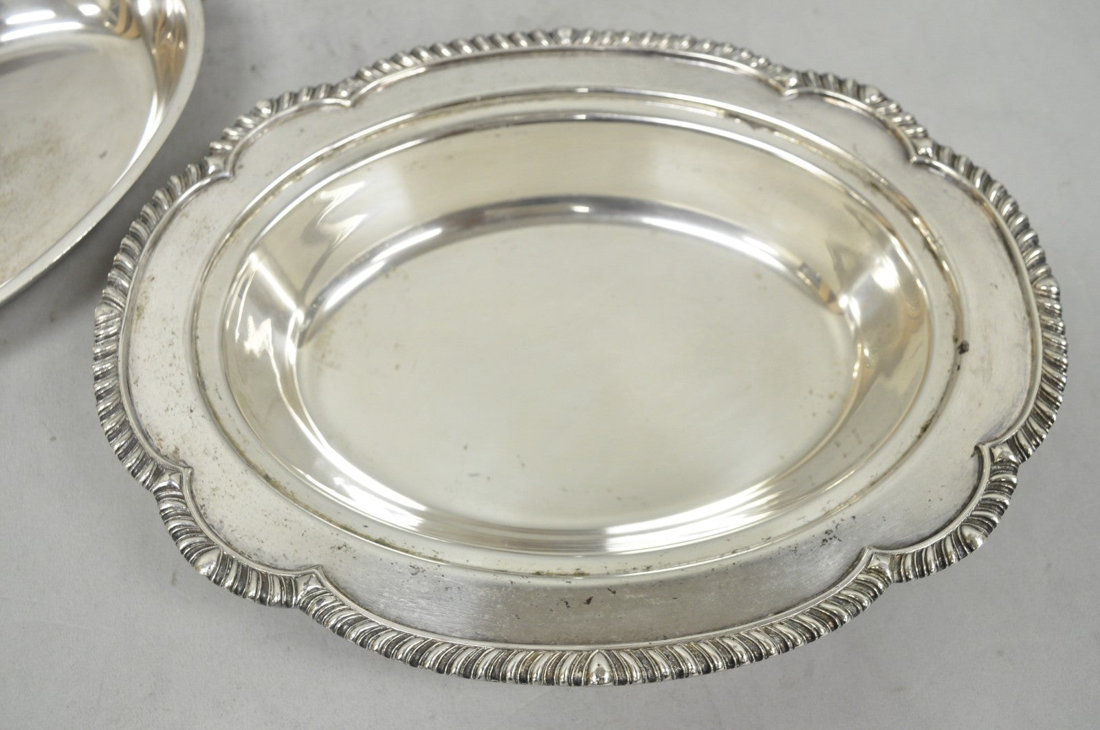 Vintage Sheffield Victorian Silver Plated Covered Vegetable Serving Dish