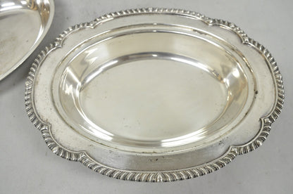Vintage Sheffield Victorian Silver Plated Covered Vegetable Serving Dish