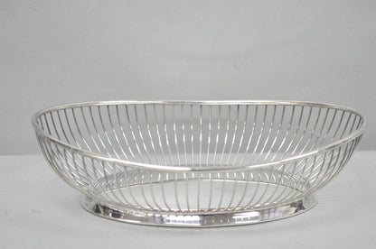 Vintage Gorham YC743 English Victorian Silver Plated Wire 11" Bread Fruit Basket