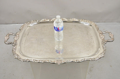 Vintage Poole EPCA Sevenoaks 650 Large Heavy Silver Plated Tray