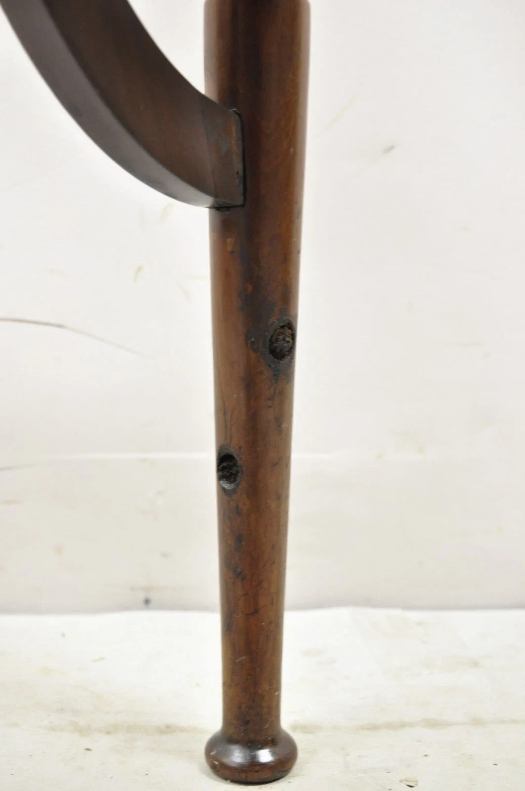 Antique Art Nouveau Mahogany Tall Finial Parlor Side Chair after J.S. Henry