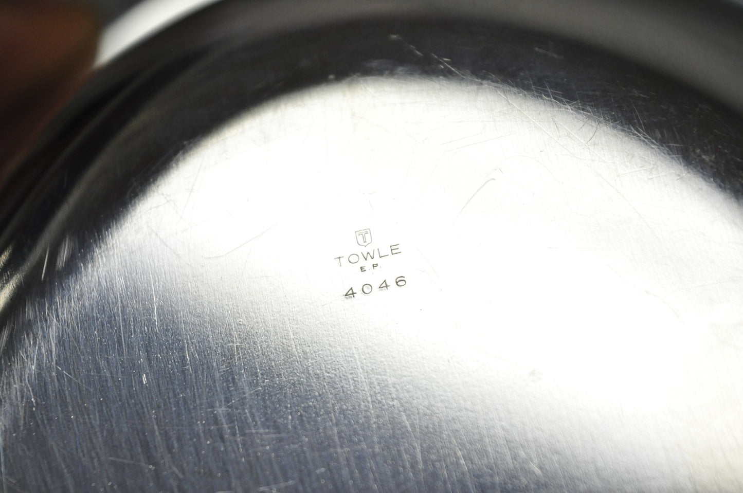 Vintage Towle 4046 Silver Plated Oval Covered Vegetable Serving Dish Platter