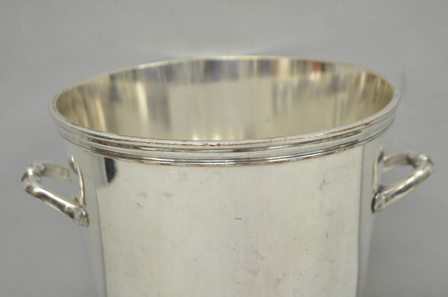 Vintage Orfèvrerie De France Mid Century Modern Silver Plated Champagne Bucket