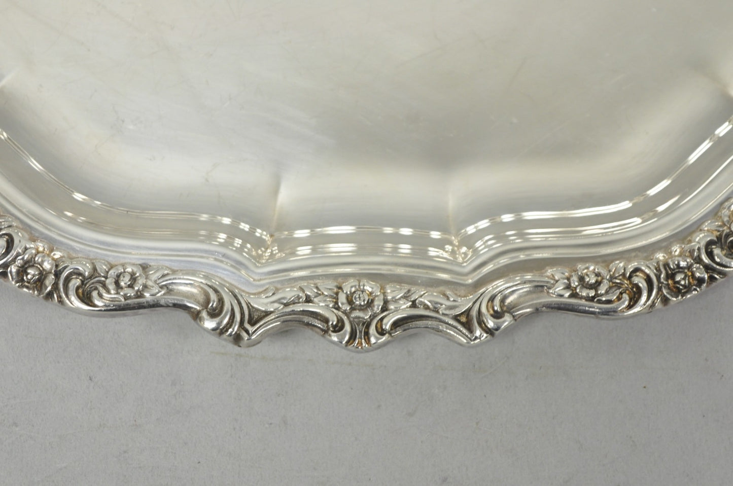 International Silver "Countess" Silver Plated Small Bar Tray Serving Platter