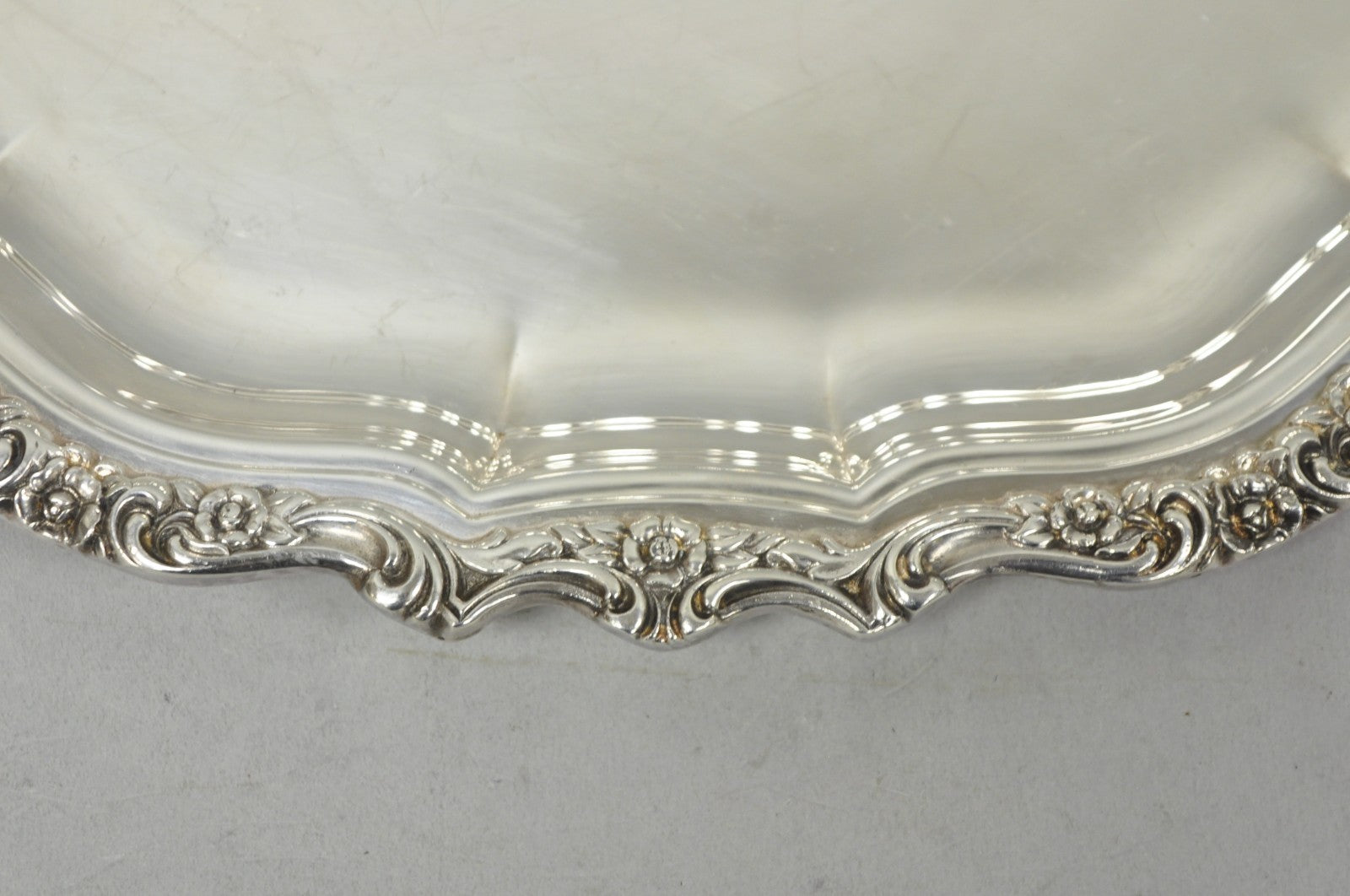 International Silver "Countess" Silver Plated Small Bar Tray Serving Platter