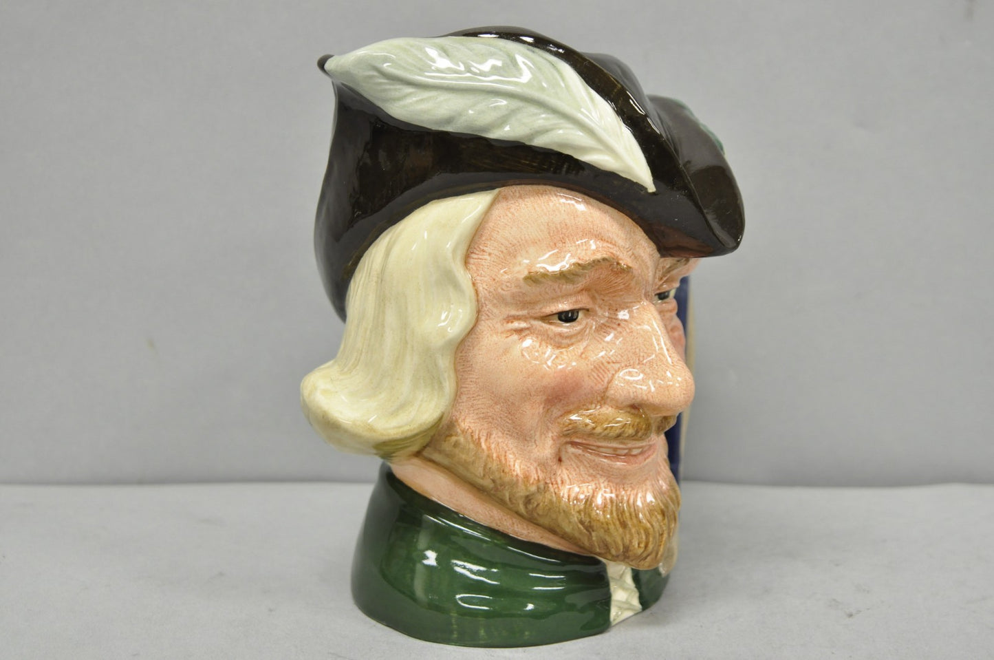 Vintage 1959 Royal Doulton Robin Hood D6527 Porcelain Toby Character Jug Mug