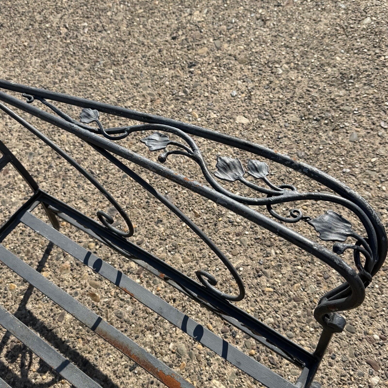 Vintage Salterini Style Wrought Iron Settee Loveseat by Florentine Craft Studio