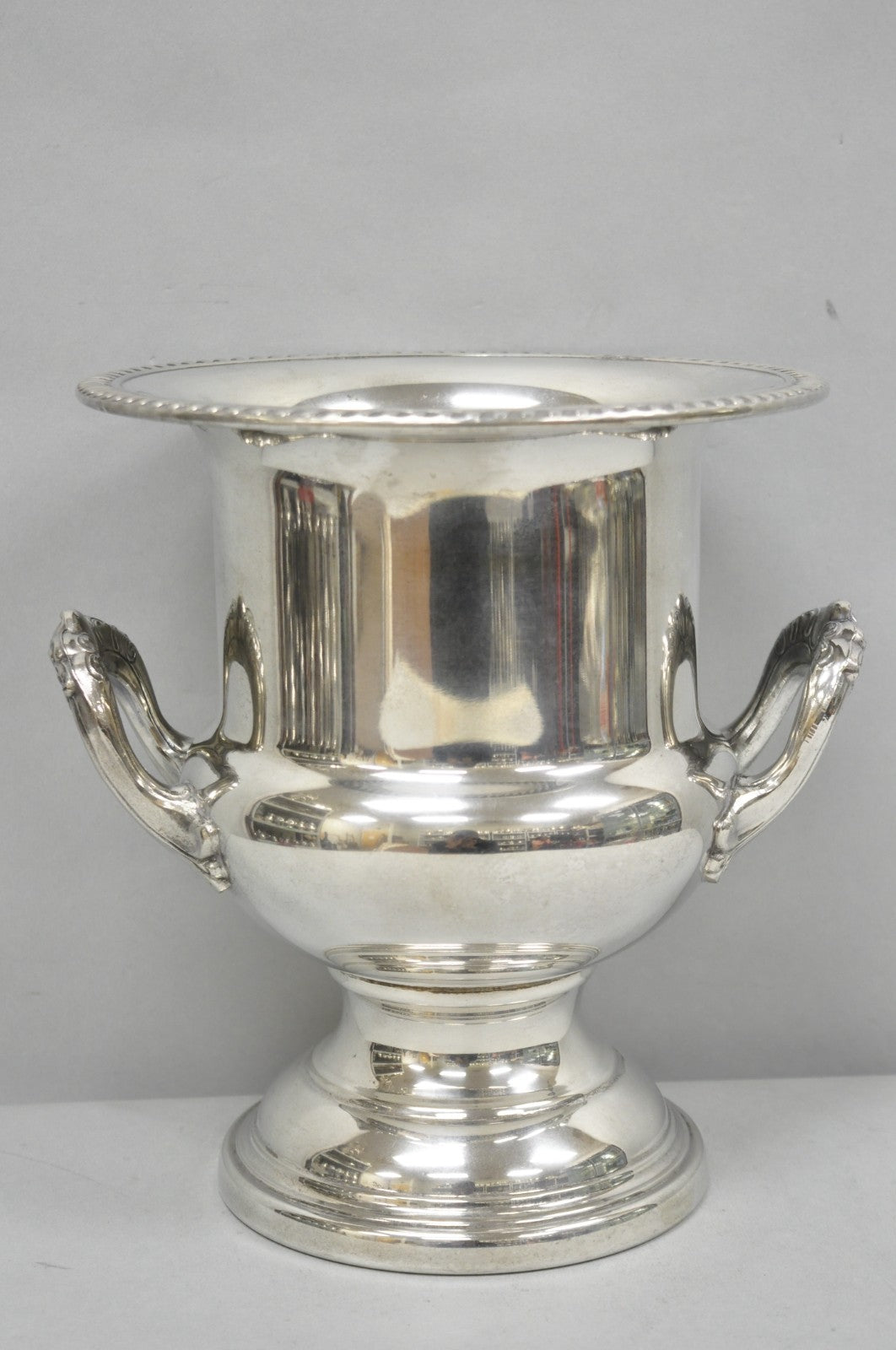 Vintage Leonard Silver Plated Trophy Cup Urn Champagne Chiller Bar Ice Bucket