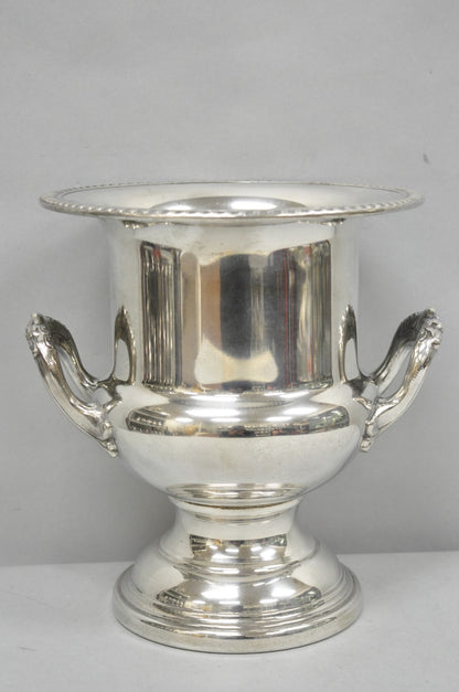 Vintage Leonard Silver Plated Trophy Cup Urn Champagne Chiller Bar Ice Bucket