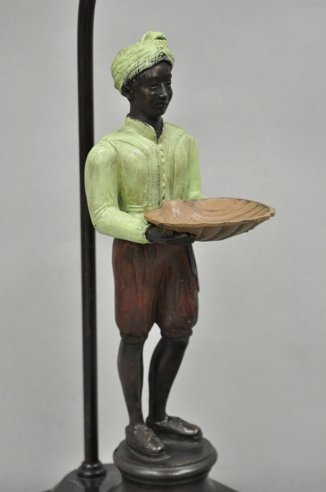 John Richard Egyptian Moorish Figural Butler Servant Table Lamp