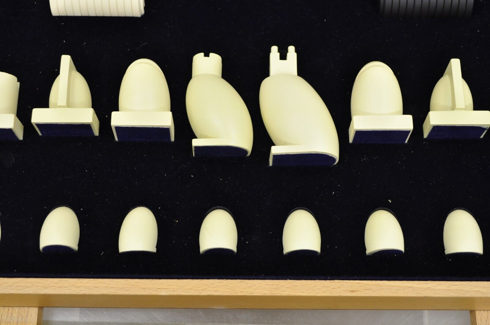 1990s Michael Graves Chess and Checkers Postmodern Set Maplewood Board Modern