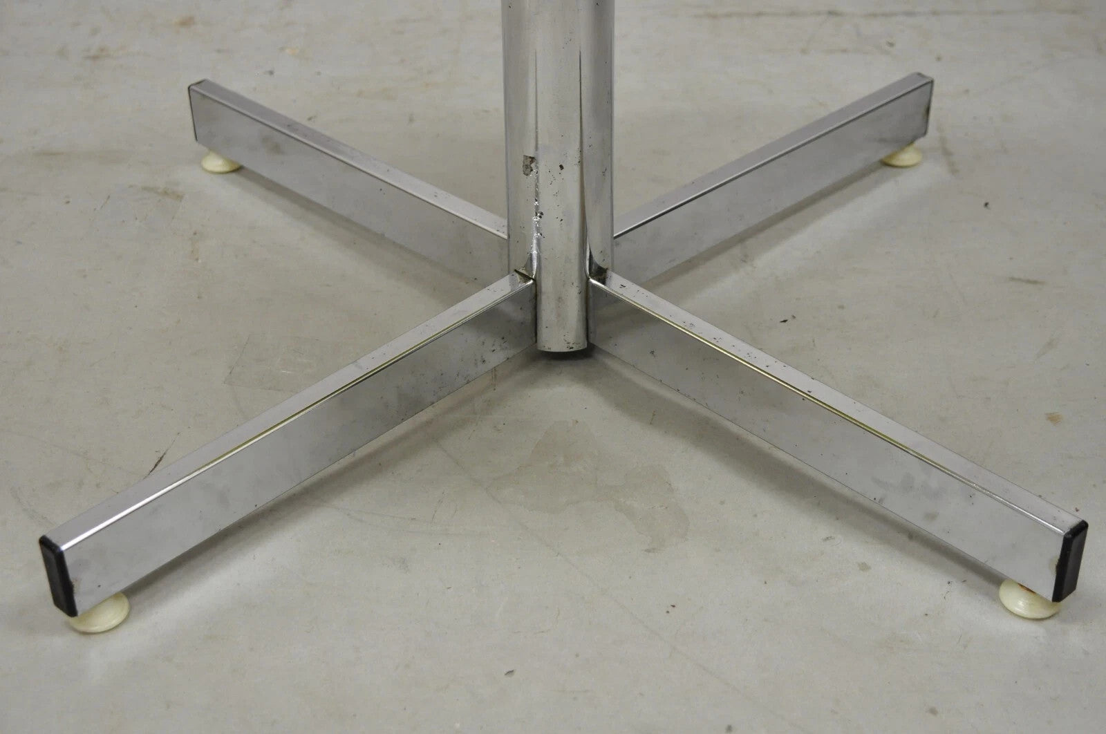 Vintage Jansko Mid Century Modern Sculpted Lucite Yellow Vinyl Swivel Chair