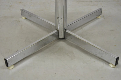 Vintage Jansko Mid Century Modern Sculpted Lucite Yellow Vinyl Swivel Chair