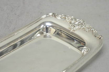 Vintage Baroque by Wallace 210 Silver Plated Narrow Trinket Dish Serving Tray