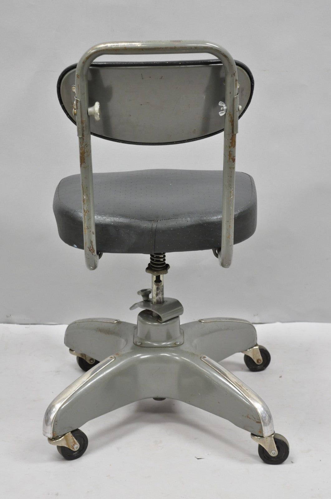 Vintage Hamilton Cosco Propeller Base Tanker Style Adjustable Office Desk Chair