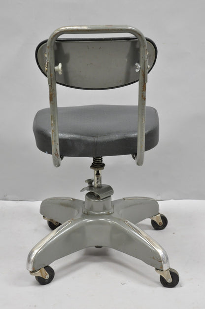 Vintage Hamilton Cosco Propeller Base Tanker Style Adjustable Office Desk Chair