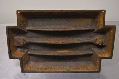 Antique 19th C. Cast Iron Classical Figural Dolphin Victorian Book Press