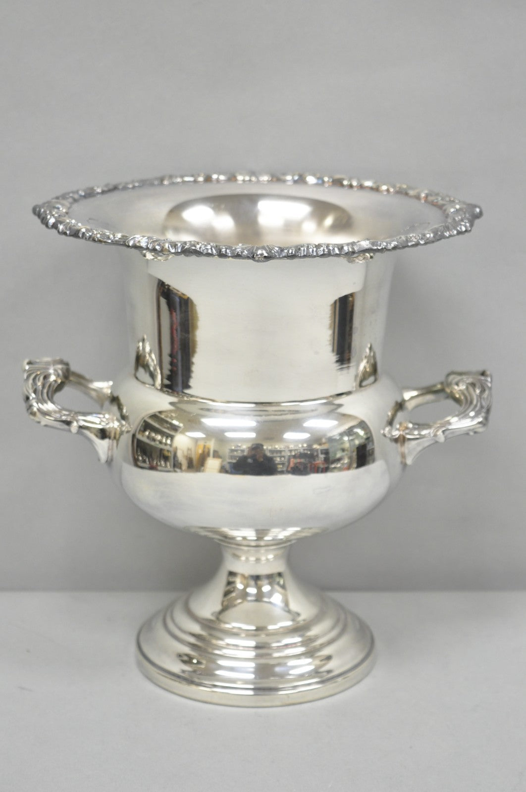 Vintage Sheridan Silver Plated Trophy Cup Urn Champagne Chiller Ice Bucket