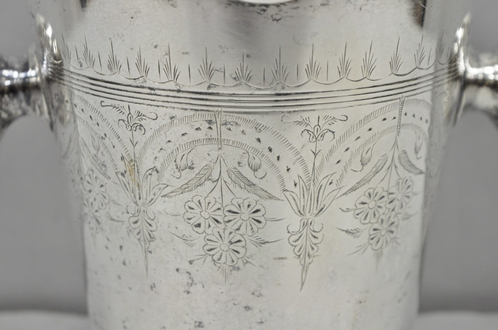Antique Silver Plated English Regency Style Champagne Chiller Ice Bucket, India