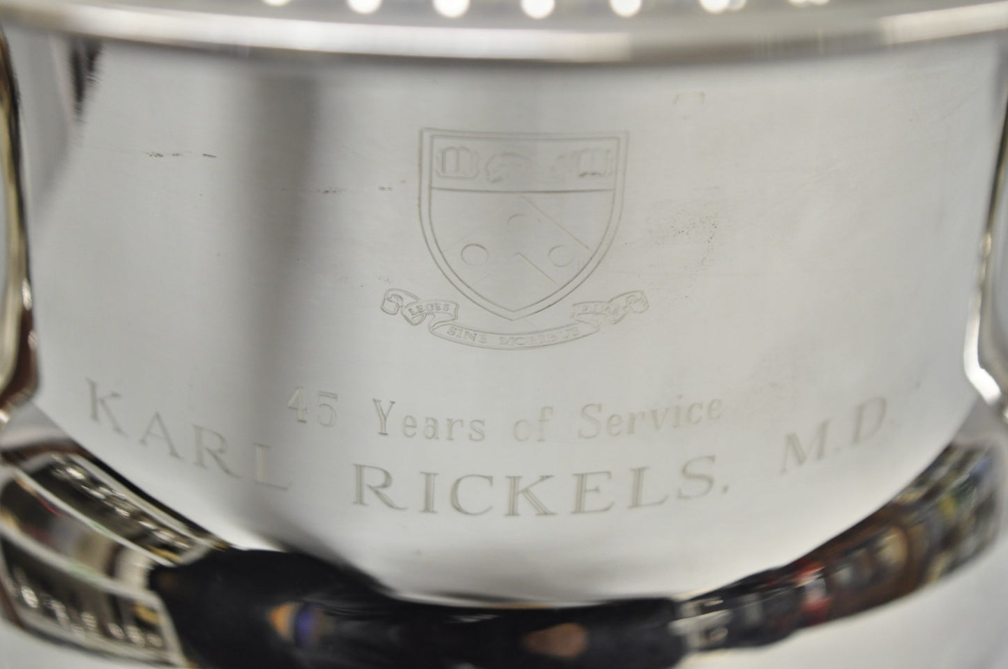 Vintage Silver Plated Trophy Cup Urn Champagne Chiller Ice Bucket Engraved