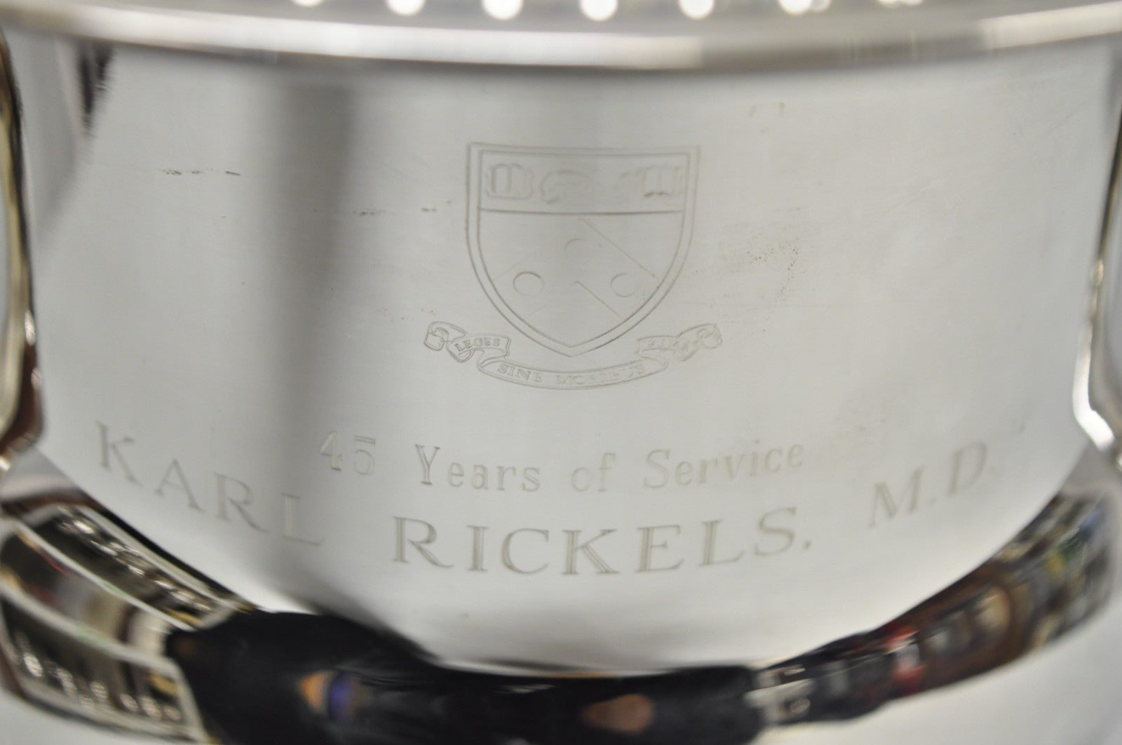 Vintage Silver Plated Trophy Cup Urn Champagne Chiller Ice Bucket Engraved