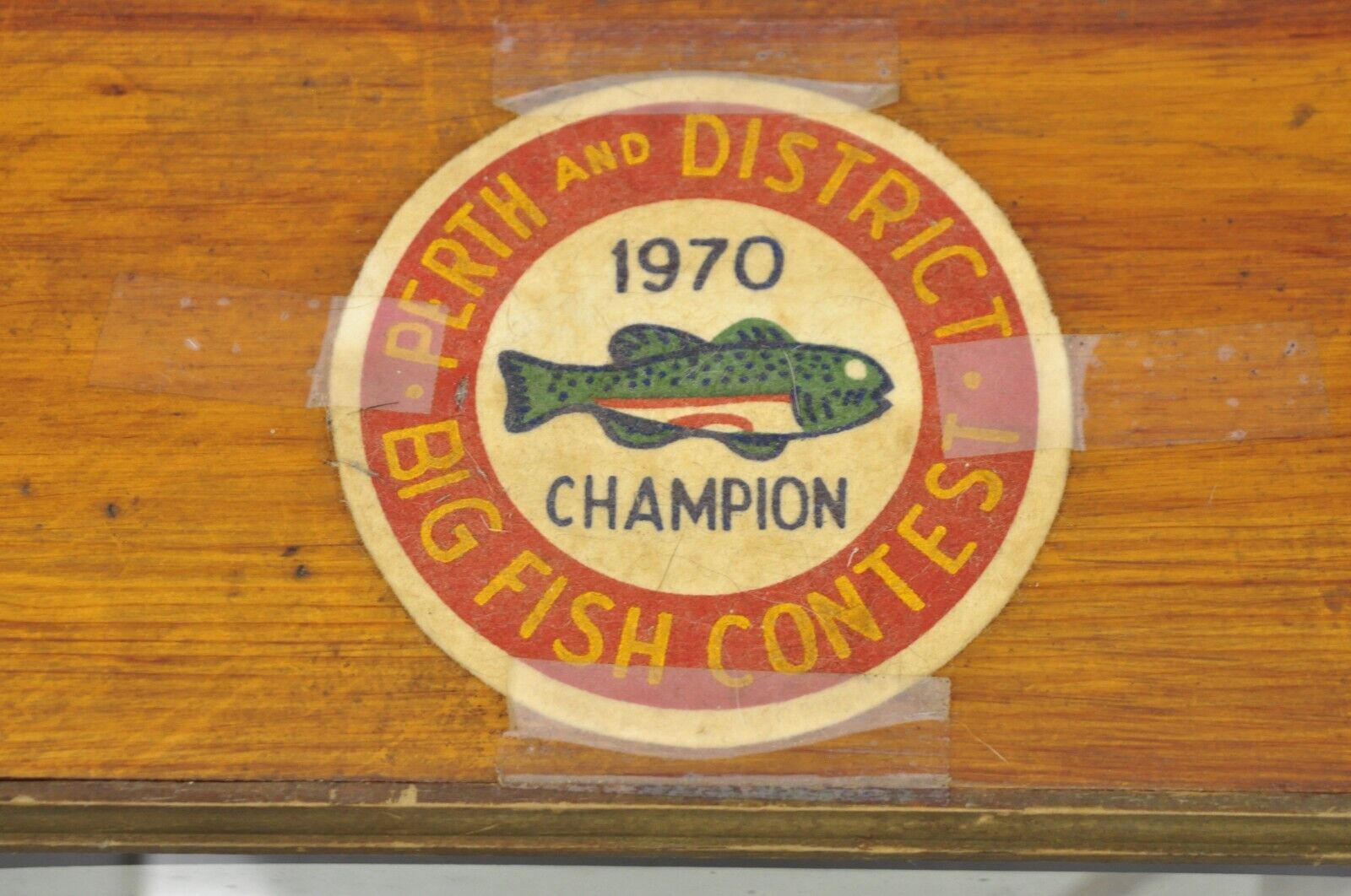 Vintage Largemouth Bass "1970 Champion" Dawson Girdwood Taxidermy in Glass Case