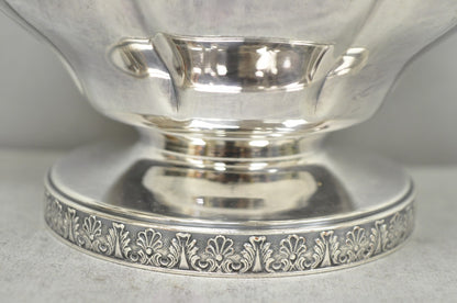 Vintage Sheffield Acanthus Pattern Silver Plated Coffee Teapot Tea Kettle