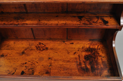 Antique French Country Colonial Pine Wood 50" H Drysink Kitchen Jelly Cupboard