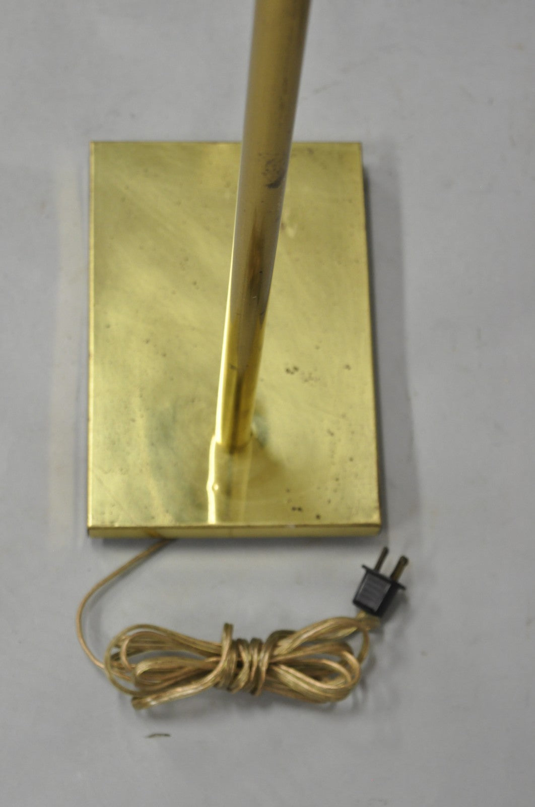 Mid Century Modern Koch & Lowy Brass Pharmacy Reading Adjustable Floor Lamp