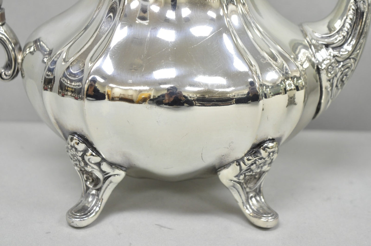 Vintage Towle Grand Duchess Victorian Silver Plated Tea Service Set - 4 Pcs