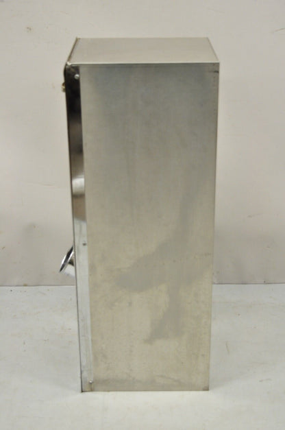 Vintage Stainless Steel Industrial Restaurant Coffee  Bean Storage Dispenser