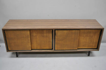 Vintage Mid Century Modern Laminate Formica Case 72" Credenza Cabinet Buffet