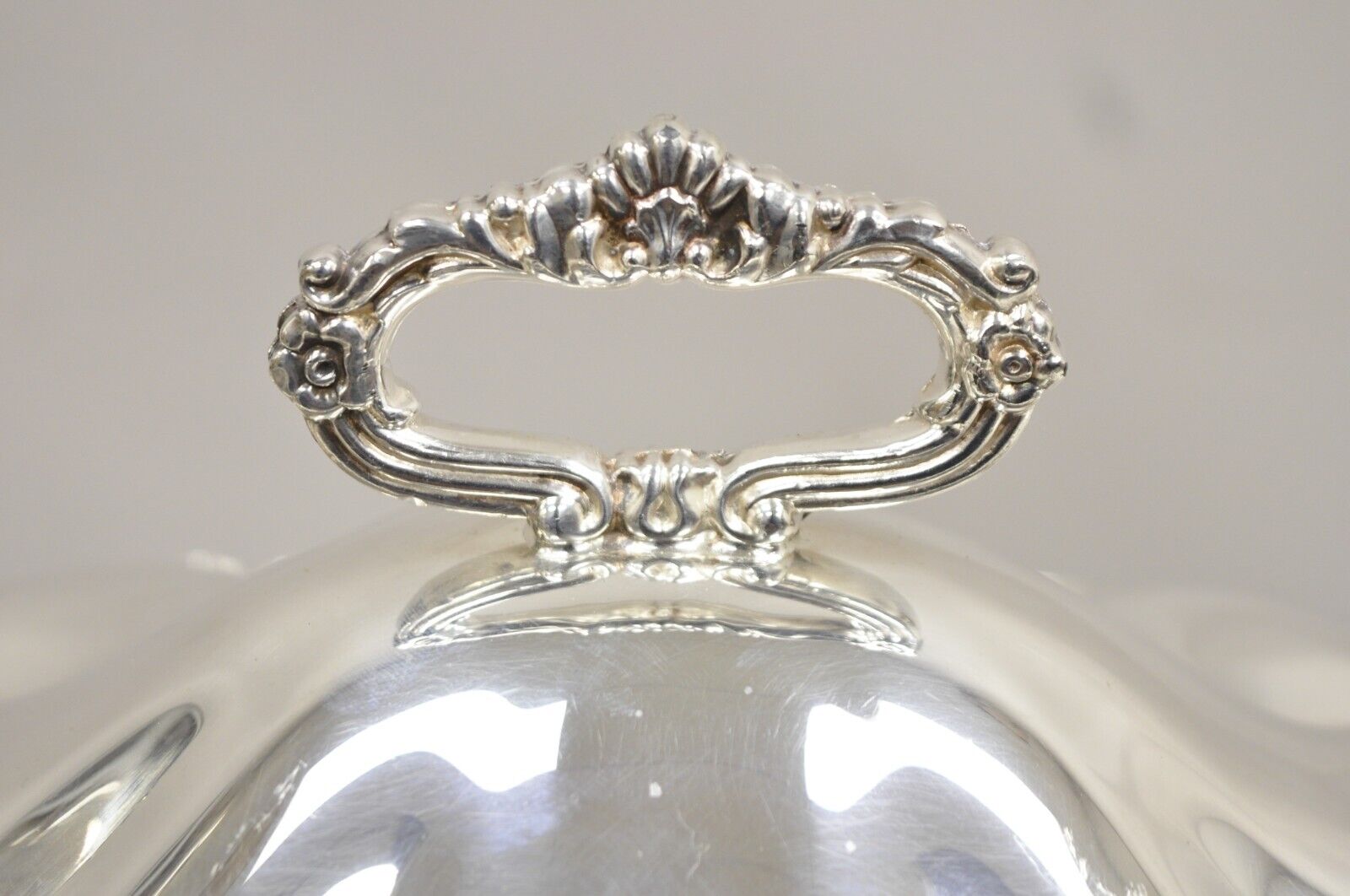Vintage Victorian Style Silver Plated English Warmer Buffet Chaffing Dish