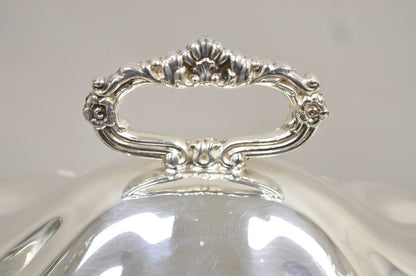 Vintage Victorian Style Silver Plated English Warmer Buffet Chaffing Dish