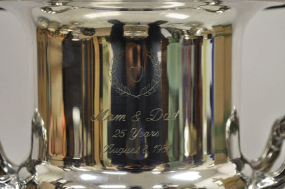 Gorham Newport Silver Plated Trophy Cup Champagne Chiller Ice Bucket Engraved