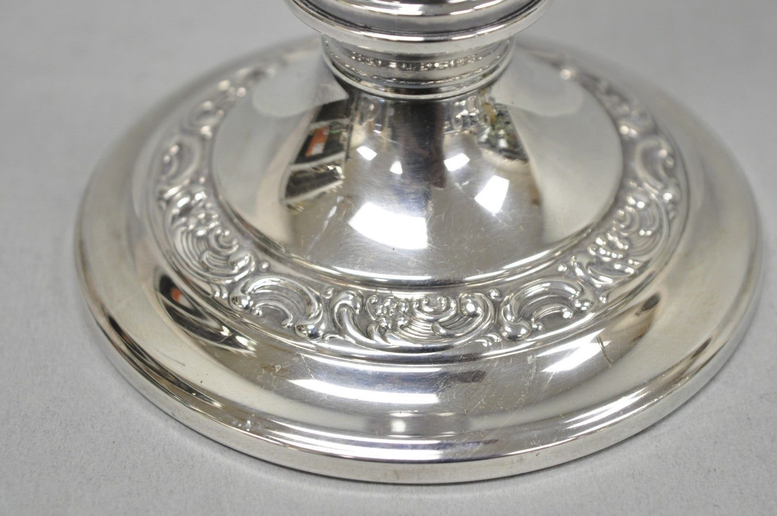 Vintage Gorham YC3021 Silver Plated 3 Arm Convertible Candelabra - a Pair