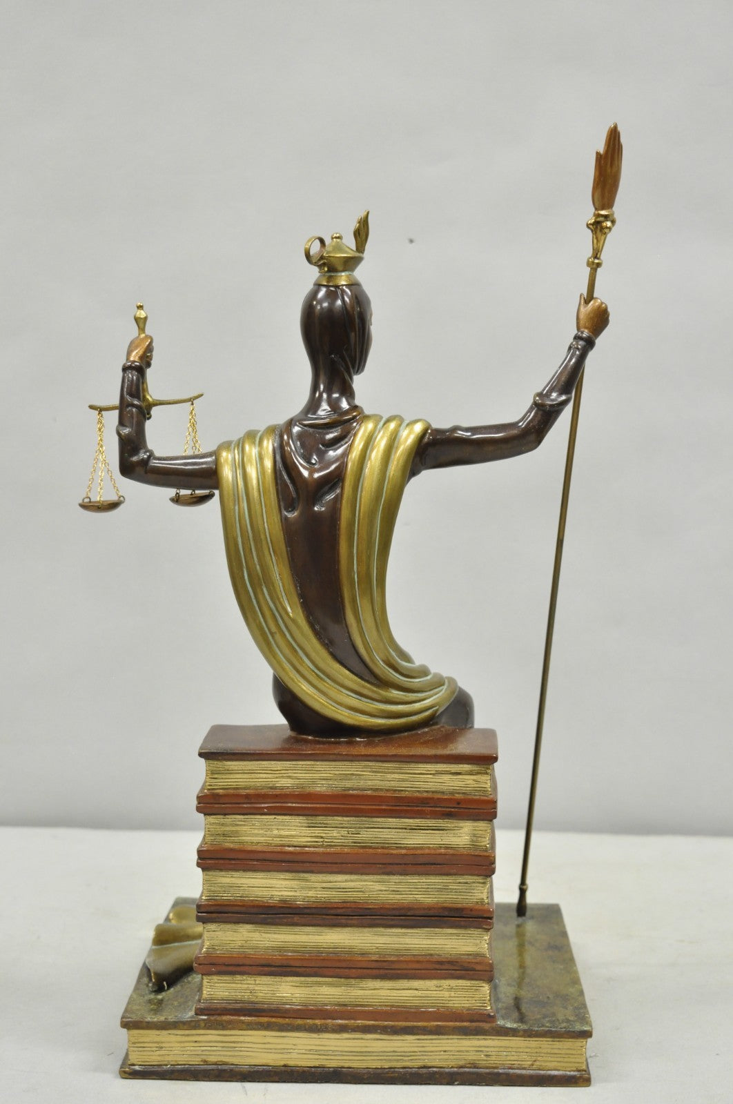 Erte (Romain De Tirtoff) "Justice" Limited 9/500 Bronze Goddess Sculpture 1984