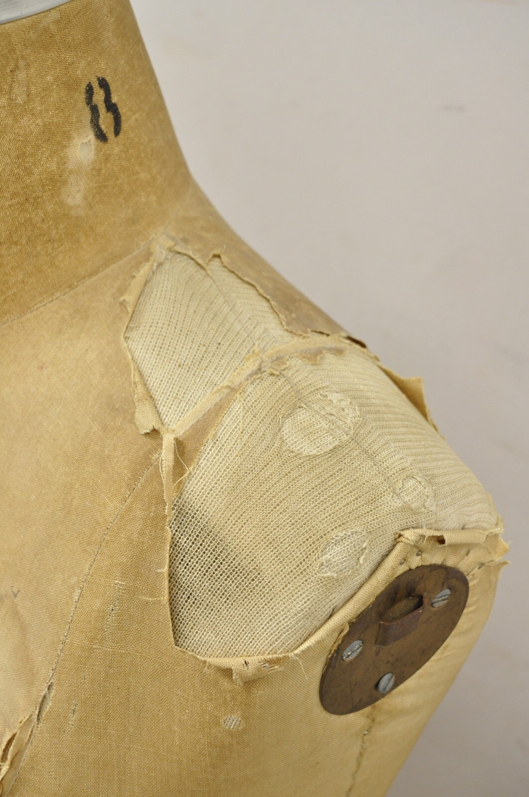 Vintage Wolf Model Form Model 1980 Size 8 Dress Form Mannequin