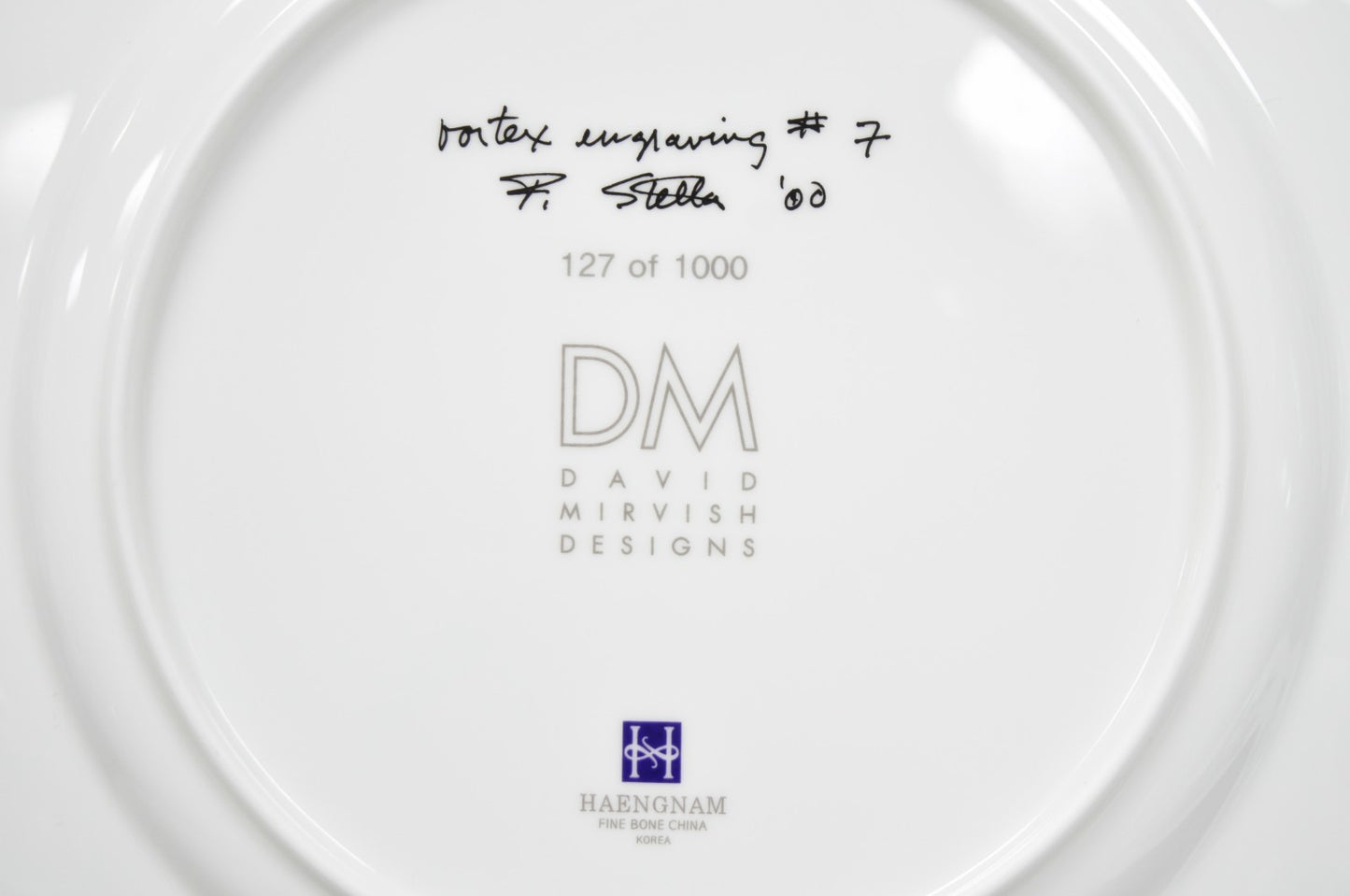 Frank Stella David Mirvish Designs Vortex Engravings 5-8 Indigo Plate - Set of 4