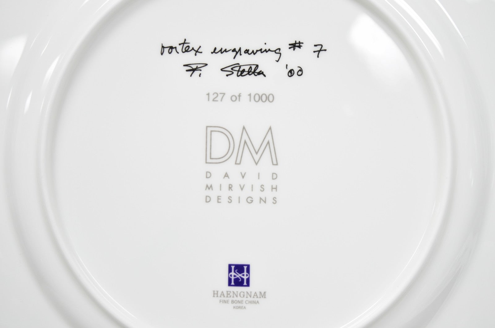 Frank Stella David Mirvish Designs Vortex Engravings 5-8 Indigo Plate - Set of 4