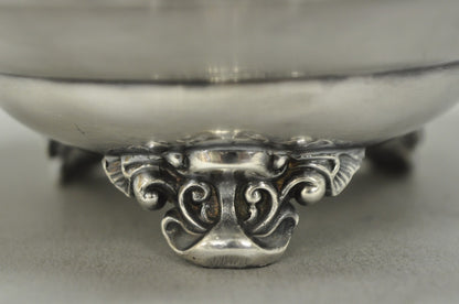 Vintage Poole "Old English" 5005 Silver Plated Small Footed Nut Dish Bowl