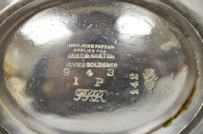 Antique Pennsylvania Railroad PRR Reed & Barton Small Silver Plated Teapot
