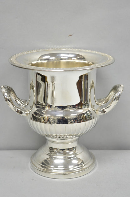 Vintage Silver Plated Trophy Cup Urn Champagne Chiller Ice Bucket Engraved