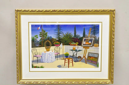 Limited Ed. Signed Fanch (Francois Ledan) Lithograph Atelier de Cezanne Artwork
