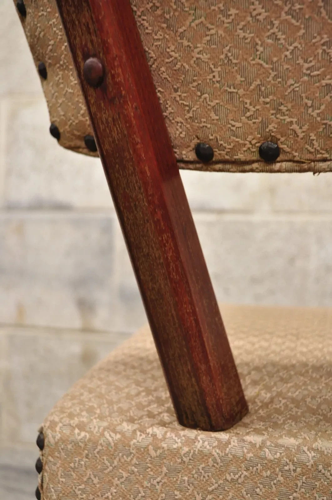 Vintage Mid Century Gilbert Rohde Jens Risom Style Mahogany Dining Chair (C)