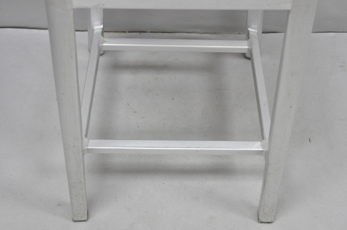 Art Deco Navy Style Aluminum Metal 24" Counter Stool Barstool Chair - Set of 4