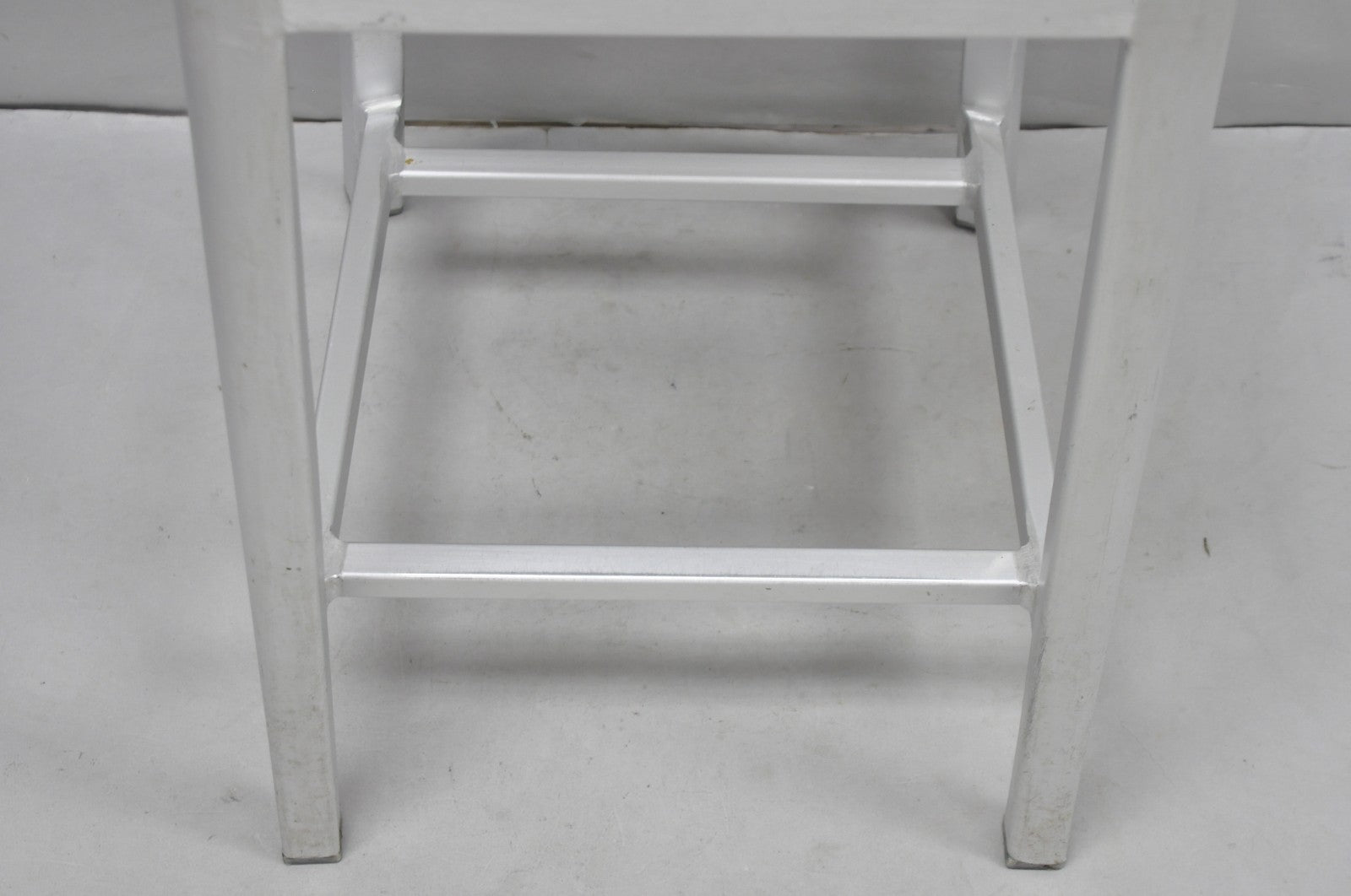 Art Deco Navy Style Aluminum Metal 24" Counter Stool Barstool Chair - Set of 4