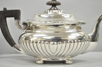 Vintage Reed & Barton Sulgrave Manor Edwardian Silver Plated Tea Set - 4 Pc Set