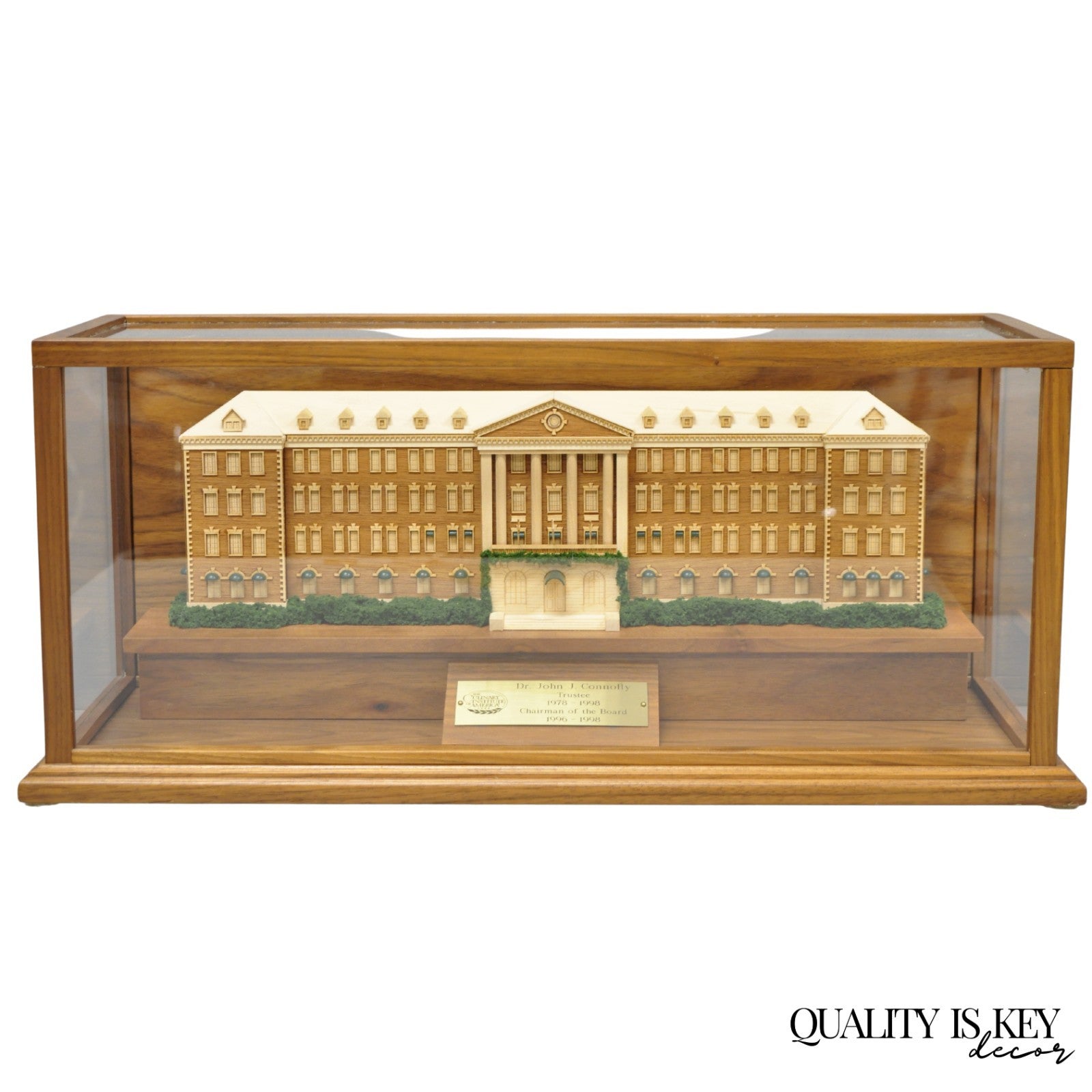 The Culinary Institute of America Mixed Wood Award Model for Dr John Connolly